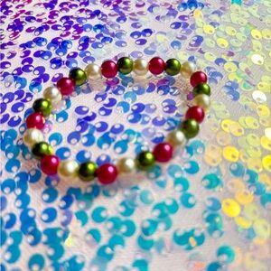 Christmas Themed Handmade Kids Bracelet